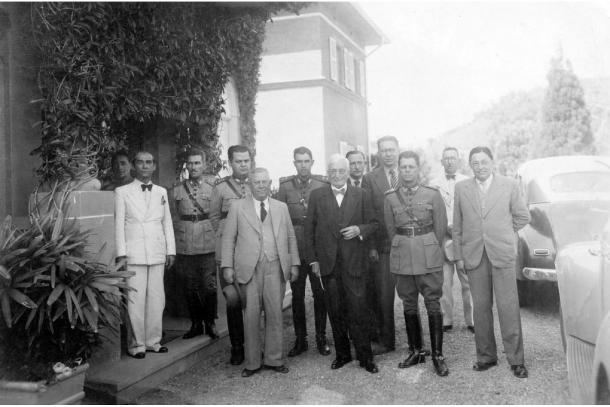 Visita do General José Agostinho dos Santos à Brusque